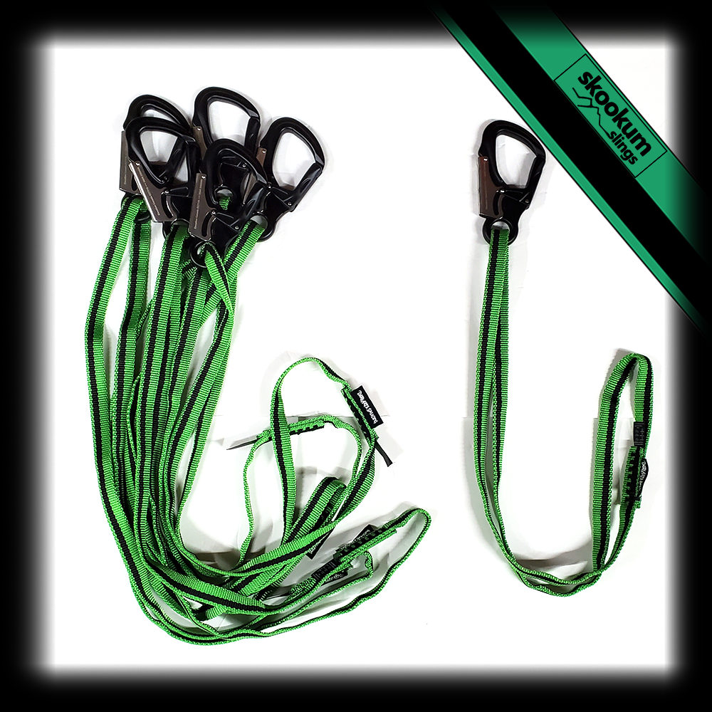 Pack of 28" Skookum Green Speedline Slings